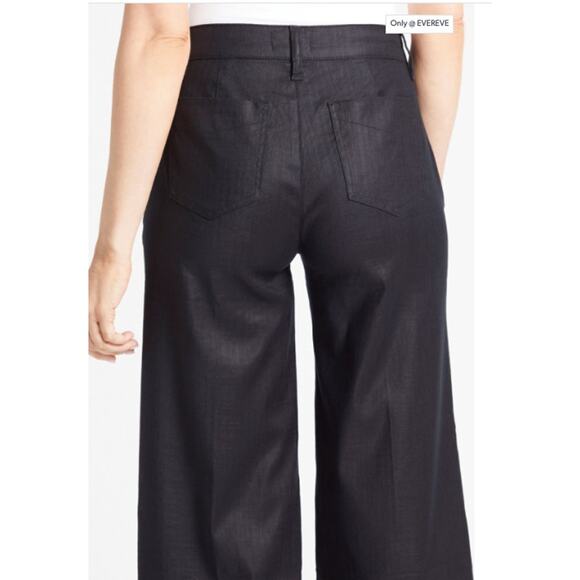 EVEREVE NWT Beth Wide Leg Tencel Pant in Black // 00 - Picture 2 of 13